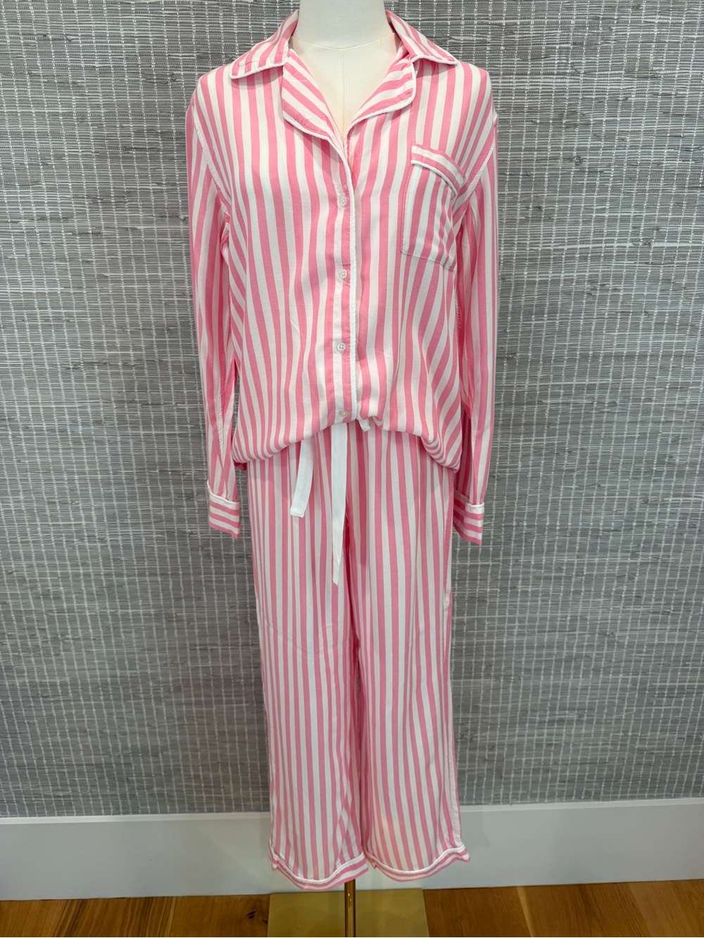 NWOT The Shirt by Rochelle Behrens Candy Striper Pajamas